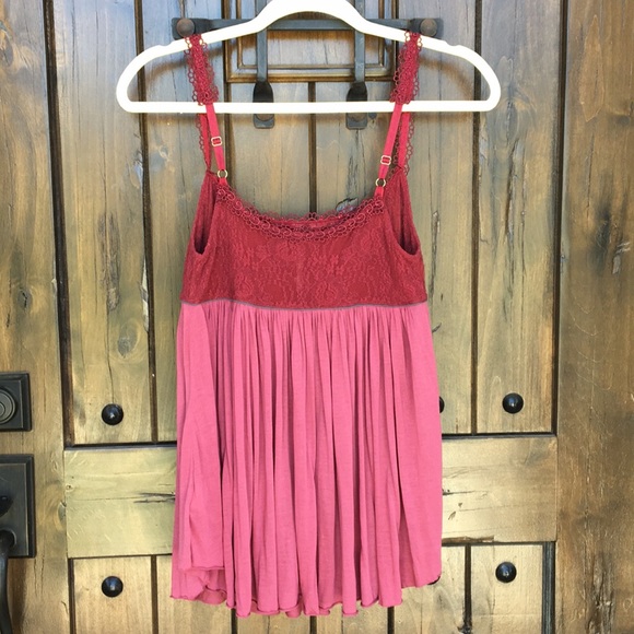 -SOLD-Free People Tapestry & Lace Tank Top XS - S - Picture 7 of 8